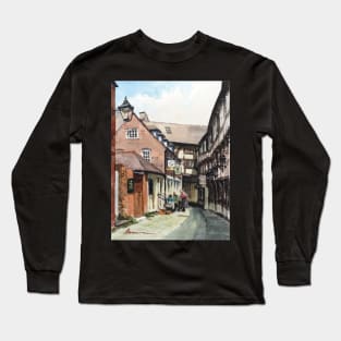 Barracks Passage, Shrewsbury , Shropshire, England Long Sleeve T-Shirt